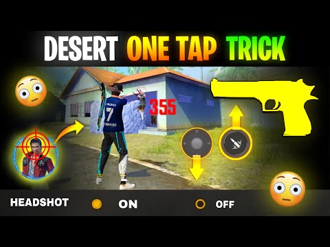 Secret Desert Eagle Headshot Trick &amp; Setting 100% Working 😱 | Free Fire