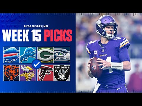 NFL Predictions and Best Bets For EVERY Week 15 Game [Bears vs Vikings &amp; MORE]