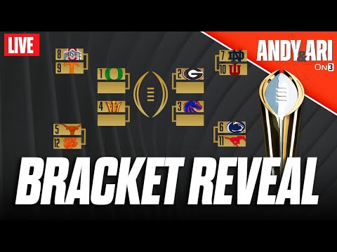 College Football Playoff bracket reveal LIVE | Will Alabama sneak in? | Who gets home games?