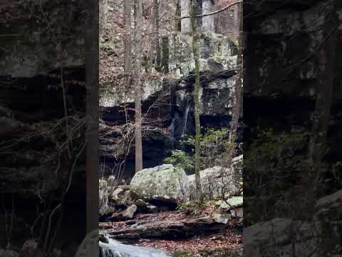 Hiking hidden gems in Sittons Gulch at Cloudland Canyon State Park on Lookout Mountain in Georgia