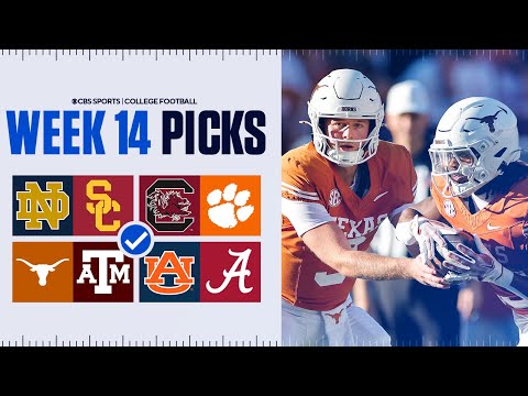 Picks for EVERY Top 25 game in College Football [Full Week 14 Predictions]