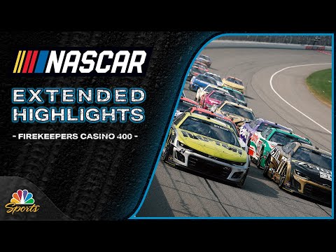 NASCAR Cup Series 2025: FireKeepers Casino 400 | EXTENDED HIGHLIGHTS | Motorsports on NBC