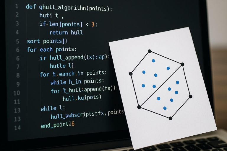 Qhull-algoritmen: Frigör precision i beräkning av konvexa höljen